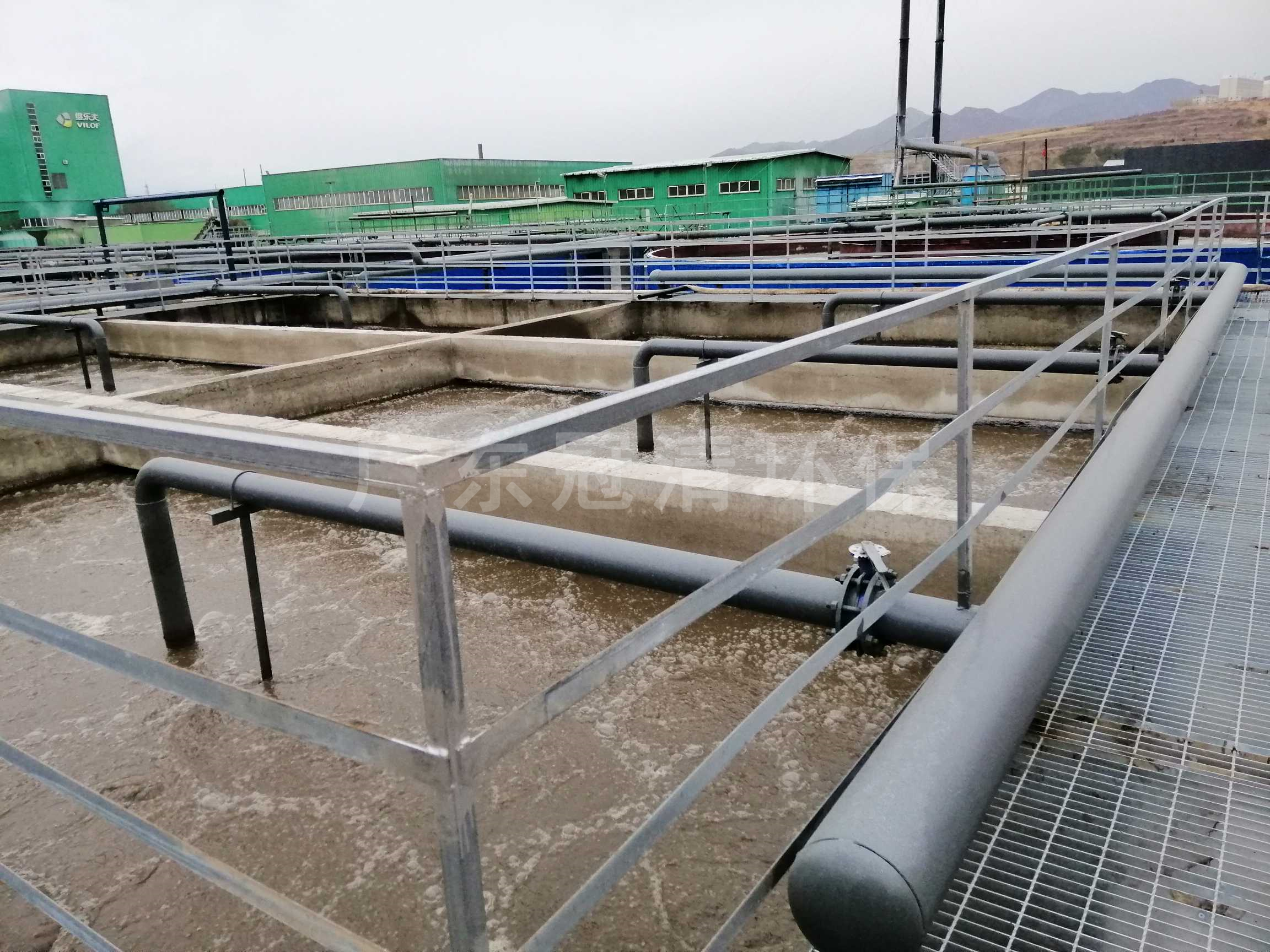 難生化降解廢水深度處理上流式多相廢水處理氧化塔